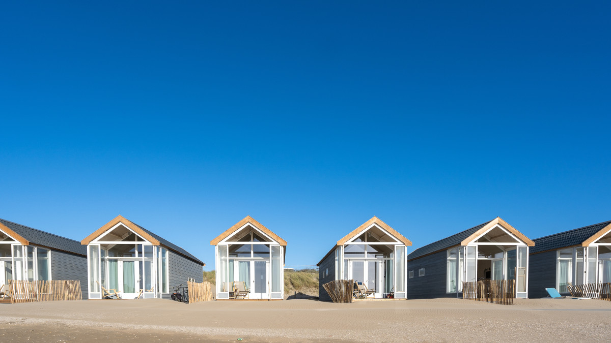 mobil-home sur la plage